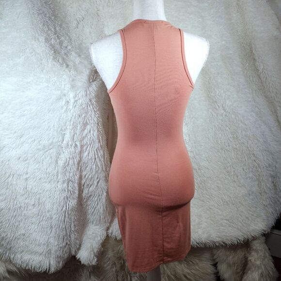 FOREVER 21 PINK BODYCON TANK DRESS SZ.S EUC - Picture 6 of 7